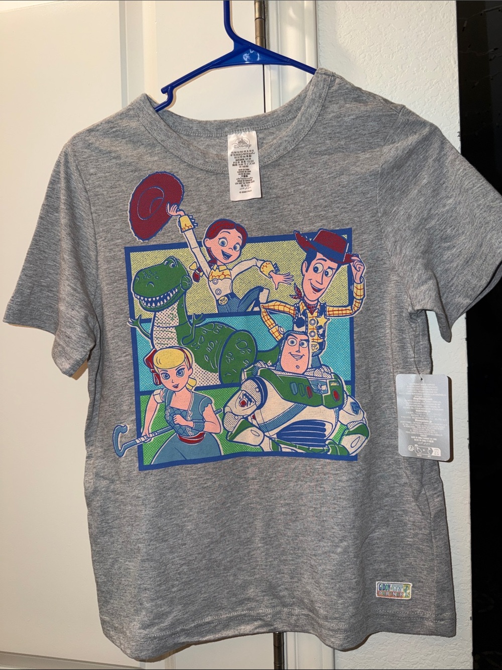 NWT Kids Disney Grey Toy Story Graphic Tee